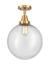 Innovations Lighting 447-1C-SG-G204-12 - Beacon - 1 Light - 12 inch - Satin Gold - Flush Mount