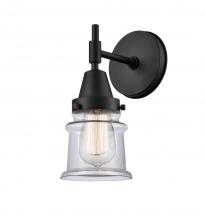 Innovations Lighting 447-1W-BK-G182S - Canton - 1 Light - 5 inch - Matte Black - Sconce