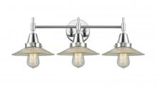  447-3W-PC-G2 - Halophane - 3 Light - 27 inch - Polished Chrome - Bath Vanity Light