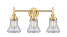  447-3W-SG-G194 - Bellmont - 3 Light - 24 inch - Satin Gold - Bath Vanity Light