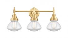 Innovations Lighting 447-3W-SG-G322 - Olean - 3 Light - 25 inch - Satin Gold - Bath Vanity Light