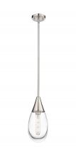 Innovations Lighting 450-1S-SN-G450-6CL - Malone - 1 Light - 6 inch - Satin Nickel - Pendant