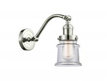 Innovations Lighting 515-1W-PN-G182S - Canton - 1 Light - 7 inch - Polished Nickel - Sconce