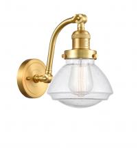 Innovations Lighting 515-1W-SG-G324 - Olean - 1 Light - 7 inch - Satin Gold - Sconce