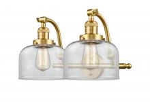 Innovations Lighting 515-2W-SG-G72 - Bell - 2 Light - 18 inch - Satin Gold - Bath Vanity Light