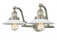  515-2W-SN-G1 - Halophane - 2 Light - 18 inch - Brushed Satin Nickel - Bath Vanity Light