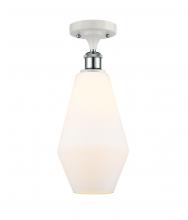 Innovations Lighting 516-1C-WPC-G651-7 - Cindyrella - 1 Light - 7 inch - White Polished Chrome - Semi-Flush Mount