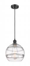 Innovations Lighting 516-1P-BK-G556-10CL - Rochester - 1 Light - 10 inch - Matte Black - Cord hung - Mini Pendant