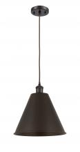 Innovations Lighting 516-1P-OB-MBC-12-OB - Berkshire - 1 Light - 12 inch - Oil Rubbed Bronze - Cord hung - Mini Pendant