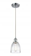 Innovations Lighting 516-1P-PC-G442 - Brookfield - 1 Light - 6 inch - Polished Chrome - Cord hung - Mini Pendant