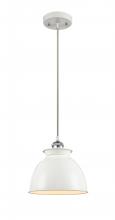 Innovations Lighting 516-1P-WPC-M14-W - Adirondack - 1 Light - 8 inch - White Polished Chrome - Cord hung - Mini Pendant