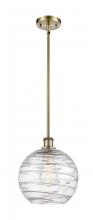 Innovations Lighting 516-1S-AB-G1213-10 - Athens Deco Swirl - 1 Light - 10 inch - Antique Brass - Mini Pendant