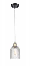 Innovations Lighting 516-1S-BAB-G559-5CL - Bridal Veil - 1 Light - 5 inch - Black Antique Brass - Mini Pendant