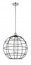 Innovations Lighting 516-1S-PC-CE-16-BK - Lake Placid - 1 Light - 16 inch - Polished Chrome - Mini Pendant