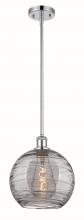 Innovations Lighting 516-1S-PC-G1213-10SM - Athens Deco Swirl - 1 Light - 10 inch - Polished Chrome - Mini Pendant