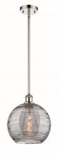 Innovations Lighting 516-1S-PN-G1213-10SM - Athens Deco Swirl - 1 Light - 10 inch - Polished Nickel - Mini Pendant