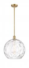 Innovations Lighting 516-1S-SG-G1215-14 - Athens Water Glass - 1 Light - 13 inch - Satin Gold - Pendant