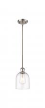 Innovations Lighting 516-1S-SN-G558-6CL - Bella - 1 Light - 6 inch - Brushed Satin Nickel - Mini Pendant