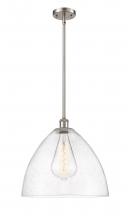 Innovations Lighting 516-1S-SN-GBD-164 - Bristol - 1 Light - 16 inch - Brushed Satin Nickel - Pendant