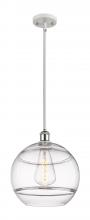 Innovations Lighting 516-1S-WPC-G556-12CL - Rochester - 1 Light - 12 inch - White Polished Chrome - Mini Pendant