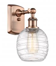 Innovations Lighting 516-1W-AC-G1013 - Belfast - 1 Light - 6 inch - Antique Copper - Sconce