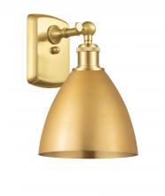 Innovations Lighting 516-1W-SG-MBD-75-SG - Bristol - 1 Light - 8 inch - Satin Gold - Sconce