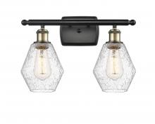 Innovations Lighting 516-2W-BAB-G654-6 - Cindyrella - 2 Light - 16 inch - Black Antique Brass - Bath Vanity Light