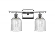  516-2W-PC-G559-5SDY - Bridal Veil - 2 Light - 15 inch - Polished Chrome - Bath Vanity Light