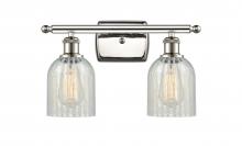  516-2W-PN-G2511 - Caledonia - 2 Light - 15 inch - Polished Nickel - Bath Vanity Light