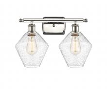 Innovations Lighting 516-2W-PN-G654-8 - Cindyrella - 2 Light - 18 inch - Polished Nickel - Bath Vanity Light