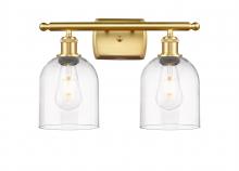 Innovations Lighting 516-2W-SG-G558-6CL - Bella - 2 Light - 16 inch - Satin Gold - Bath Vanity Light