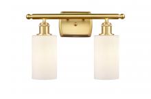 Innovations Lighting 516-2W-SG-G801 - Clymer - 2 Light - 14 inch - Satin Gold - Bath Vanity Light