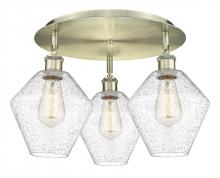 Innovations Lighting 516-3C-AB-G654-8 - Cindyrella - 3 Light - 20 inch - Antique Brass - Flush Mount