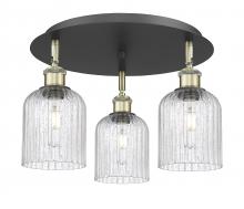 Innovations Lighting 516-3C-BAB-G559-5SDY - Bridal Veil - 3 Light - 17 inch - Black Antique Brass - Flush Mount