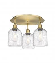 Innovations Lighting 516-3C-BB-G558-6SDY - Bella - 3 Light - 17 inch - Brushed Brass - Flush Mount