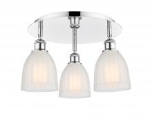 Innovations Lighting 516-3C-PC-G441 - Brookfield - 3 Light - 18 inch - Polished Chrome - Flush Mount