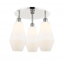 Innovations Lighting 516-3C-PN-G651-7 - Cindyrella - 3 Light - 19 inch - Polished Nickel - Flush Mount