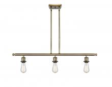 Innovations Lighting 516-3I-AB - Bare Bulb - 3 Light - 36 inch - Antique Brass - Cord hung - Island Light