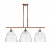 Innovations Lighting 516-3I-AC-GBD-124 - Bristol - 3 Light - 39 inch - Antique Copper - Cord hung - Island Light