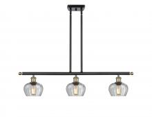 Innovations Lighting 516-3I-BAB-G92 - Fenton - 3 Light - 36 inch - Black Antique Brass - Cord hung - Island Light