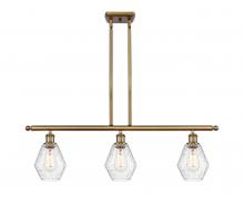  516-3I-BB-G654-6 - Cindyrella - 3 Light - 36 inch - Brushed Brass - Cord hung - Island Light