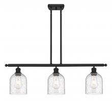  516-3I-BK-G558-6SDY - Bella - 3 Light - 36 inch - Matte Black - Cord hung - Island Light