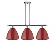 Innovations Lighting 516-3I-PC-MBD-12-RD - Plymouth - 3 Light - 39 inch - Polished Chrome - Cord hung - Island Light