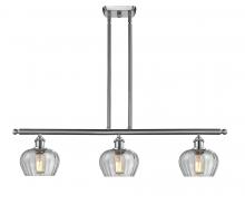  516-3I-SN-G92 - Fenton - 3 Light - 36 inch - Brushed Satin Nickel - Cord hung - Island Light