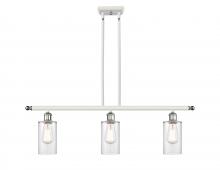 Innovations Lighting 516-3I-WPC-G802 - Clymer - 3 Light - 36 inch - White Polished Chrome - Cord hung - Island Light