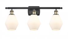 Innovations Lighting 516-3W-BAB-G651-6 - Cindyrella - 3 Light - 26 inch - Black Antique Brass - Bath Vanity Light