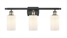  516-3W-BAB-G801 - Clymer - 3 Light - 24 inch - Black Antique Brass - Bath Vanity Light