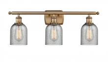  516-3W-BB-G257 - Caledonia - 3 Light - 25 inch - Brushed Brass - Bath Vanity Light