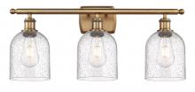  516-3W-BB-G558-6SDY - Bella - 3 Light - 26 inch - Brushed Brass - Bath Vanity Light