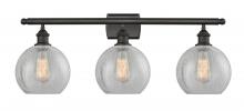 Innovations Lighting 516-3W-OB-G125-8 - Athens - 3 Light - 28 inch - Oil Rubbed Bronze - Bath Vanity Light